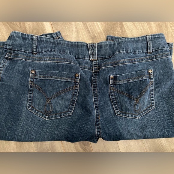 Pennington’s Capris Jeans Plus Size 26 Pull-On Style - Picture 3 of 8